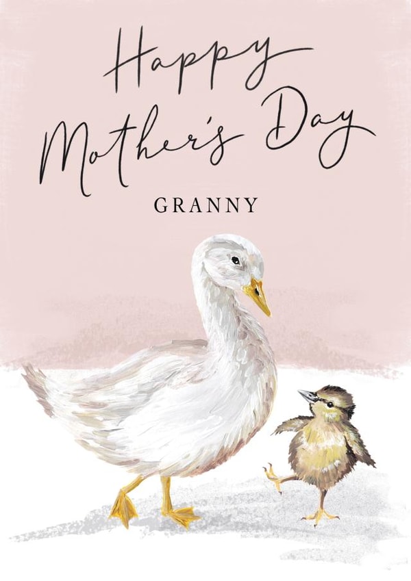 Cute Mother's Day Card - Granny - Goose & Duckling created by Making Meadows Ltd