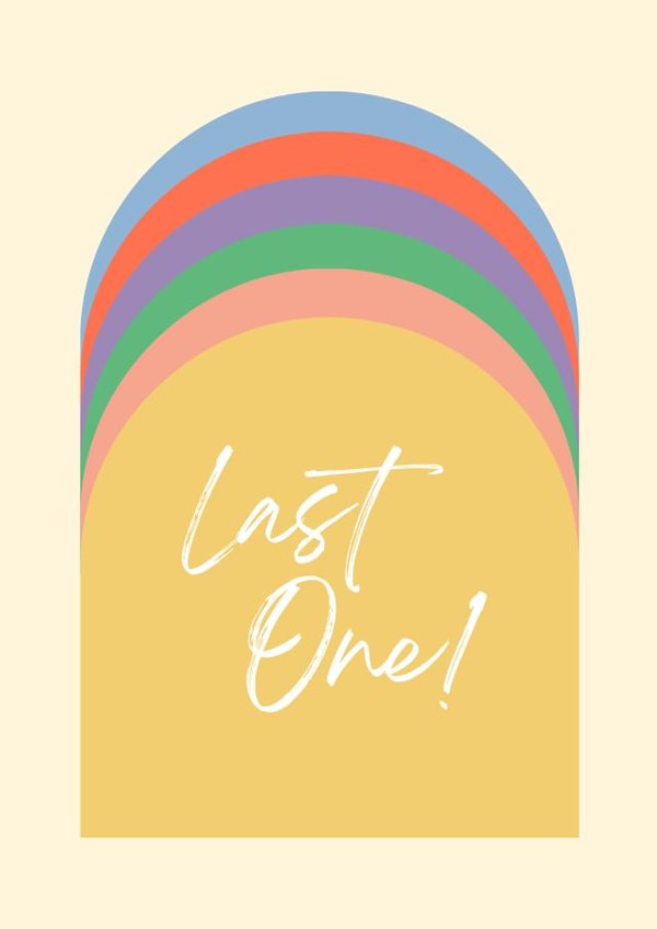 Cute Get Well Card - Last One - Chemotherapy created by A Little Note Gifts