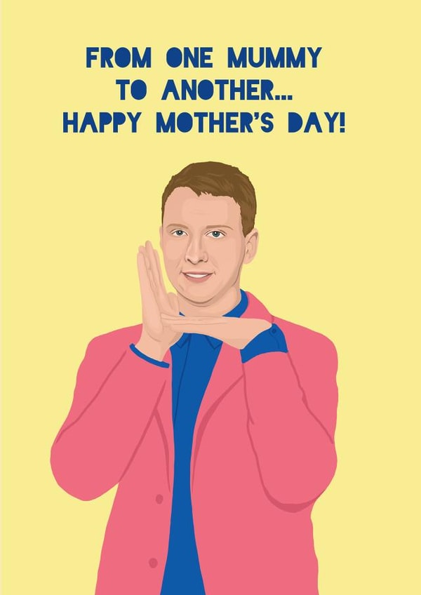 Funny Mother's Day Card - Joe Lycett - Mummy created by Lucy Maggie Designs