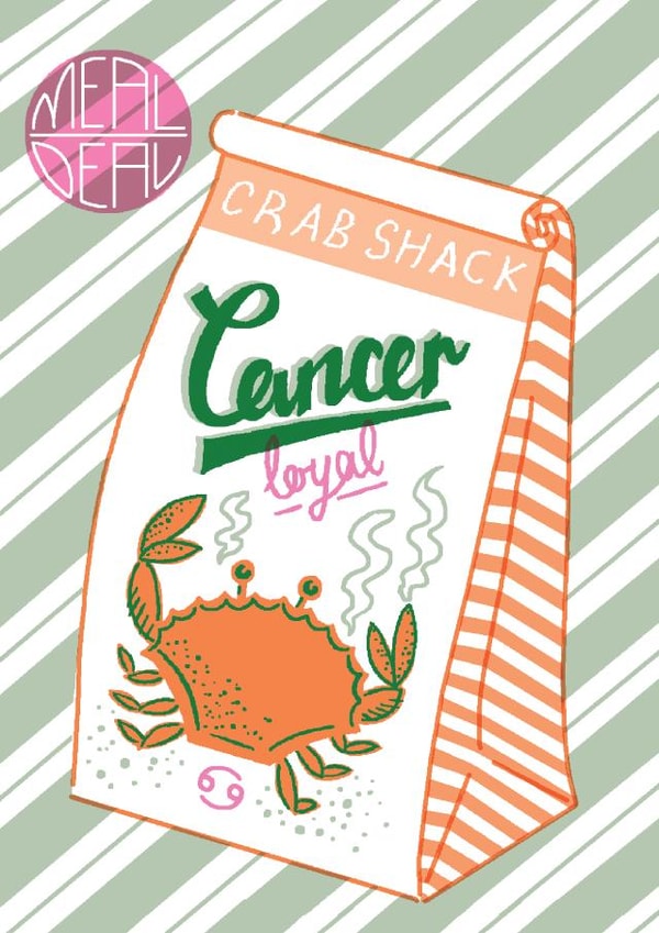 Fun Birthday Card - Cancer - June And July created by Jacqueline Colley