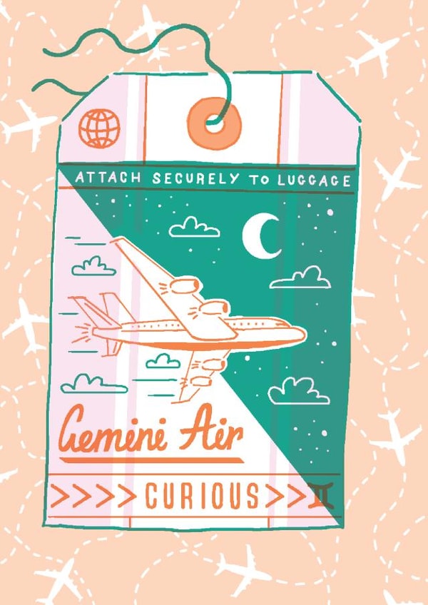 Fun Birthday Card - Gemini - May and June created by Jacqueline Colley