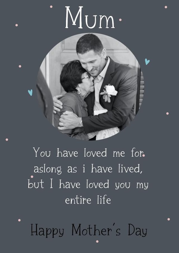 fromson cute Mothers Day Personalised Photo Card 22067 created by LynseyLovez