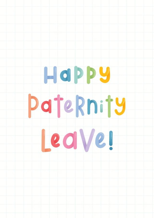 Happy Paternity Leave - Dad to be card created by Joanne Hawker