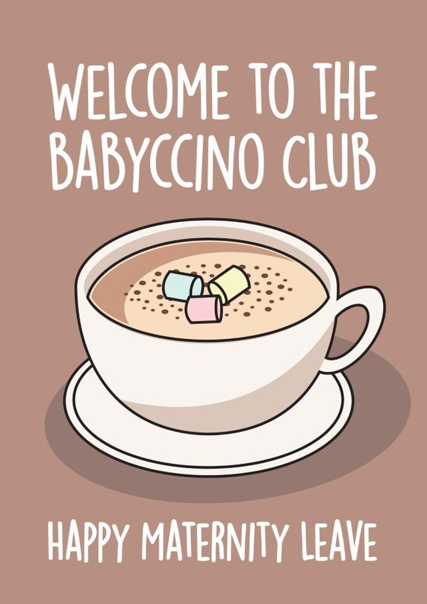 Maternity Leave card - cute, pretty - for a friend, or work colleague created by Thirty Mussels