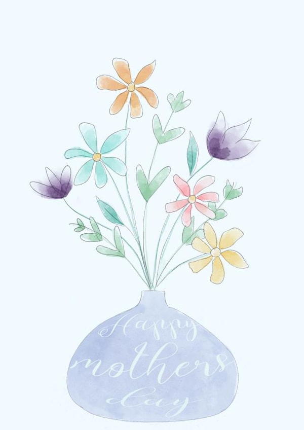 Happy Mother’s Day flower vase created by Kelz cardz