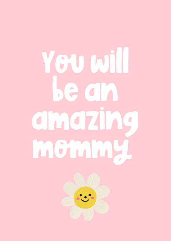 Cute mommy to be card created by GIFTS BY ANNA