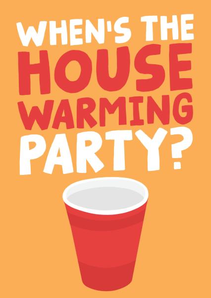 Funny House Warming Party Invitation Wording