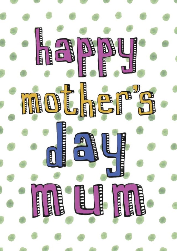 Happy Mother's Day Mum - Simple Mother's Day Card created by Becka Griffin