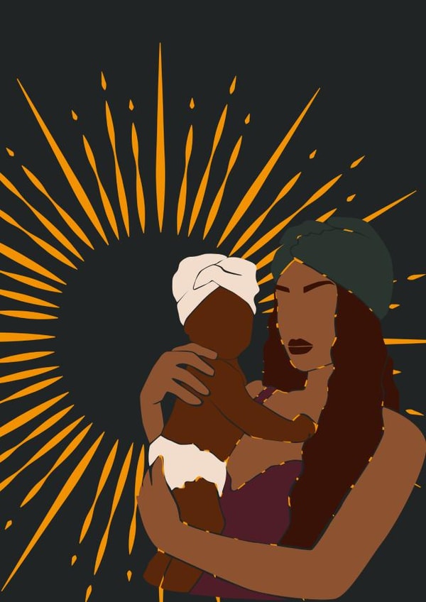 Mamma! Sweet unique mother's day card created by Vanessa Esther Free-Spirited Designs