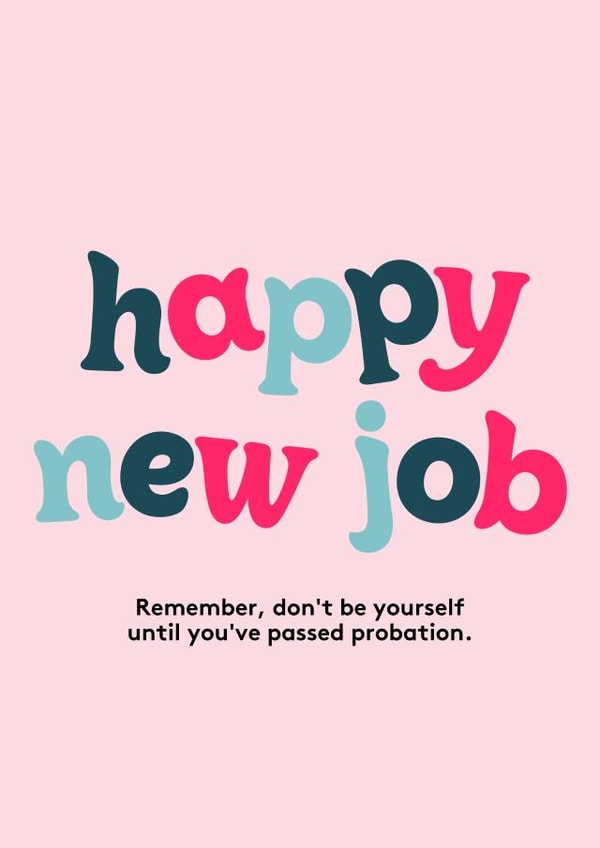 Funny new job card created by Short Stuff Co