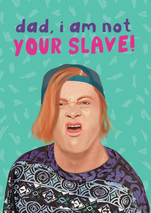 Funny Father's Day Card - Kevin and Perry created by AbiGoLucky