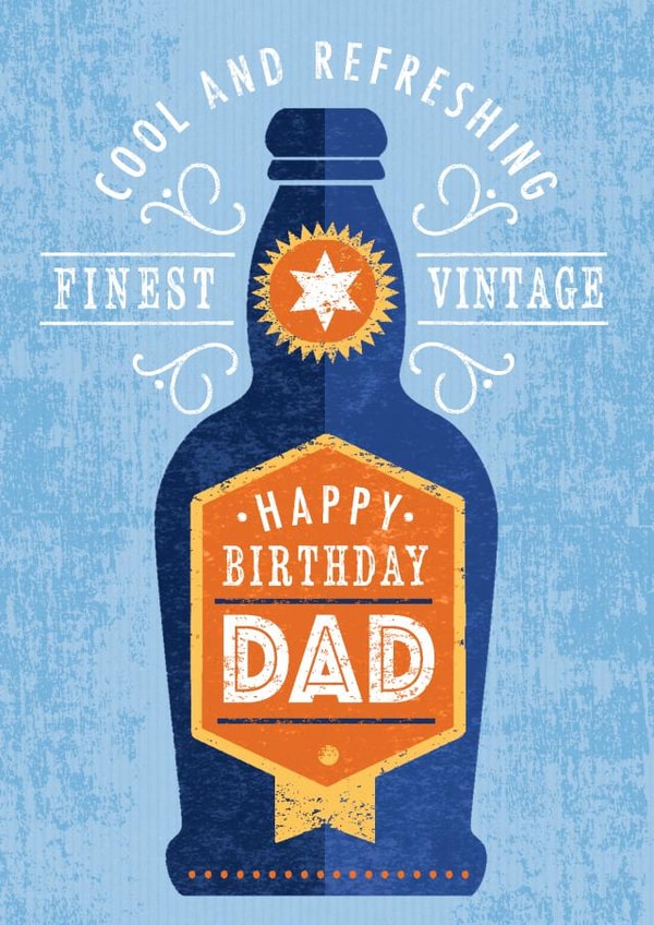 Classic Birthday Card - Dad - Beer created by 0nly Me!
