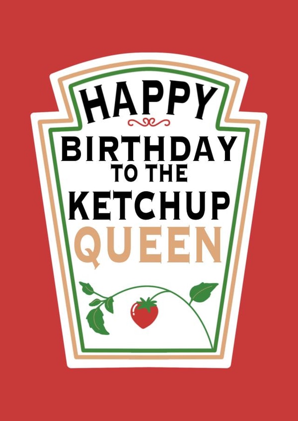 Perfect birthday card for the tomato sauce lover in your life. created by Created By AJC
