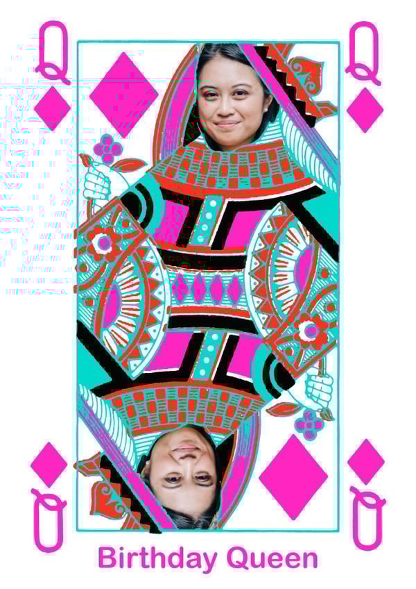 birthday fun Personalised Photo Card 48723 created by Pearl Illustrations