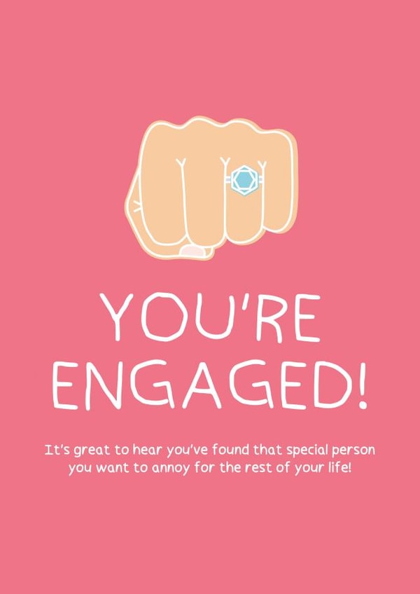 Congratulations You're engaged <3 created by Cara Bond