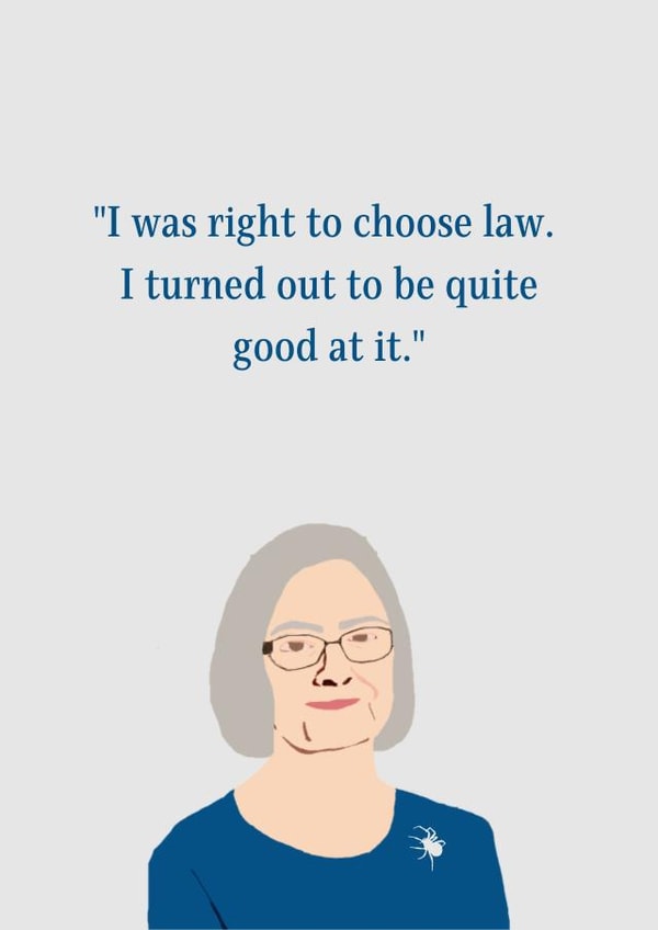 Law Graduation Card | Graduation Card | Law Graduate | Lady Hale created by Digital Noggin