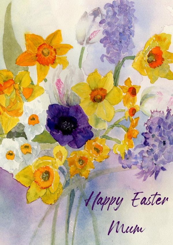 Floral Easter Cad for Mum created by Penny SILVERTHORNE