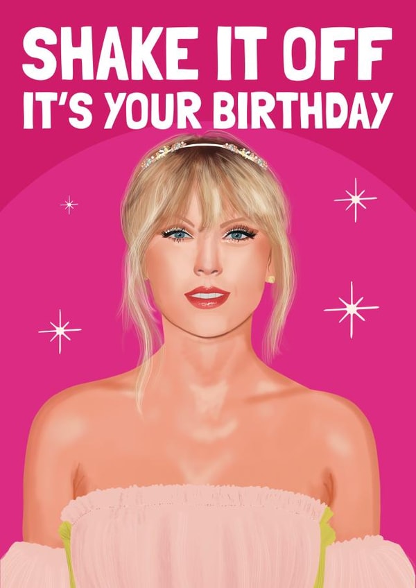 Celebrity Birthday Card - Taylor Swift - Shake it Off created by AbiGoLucky