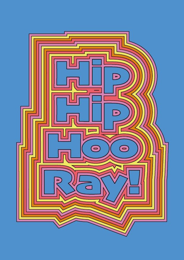 Fun contemporary birthday card created by Aimee Smith