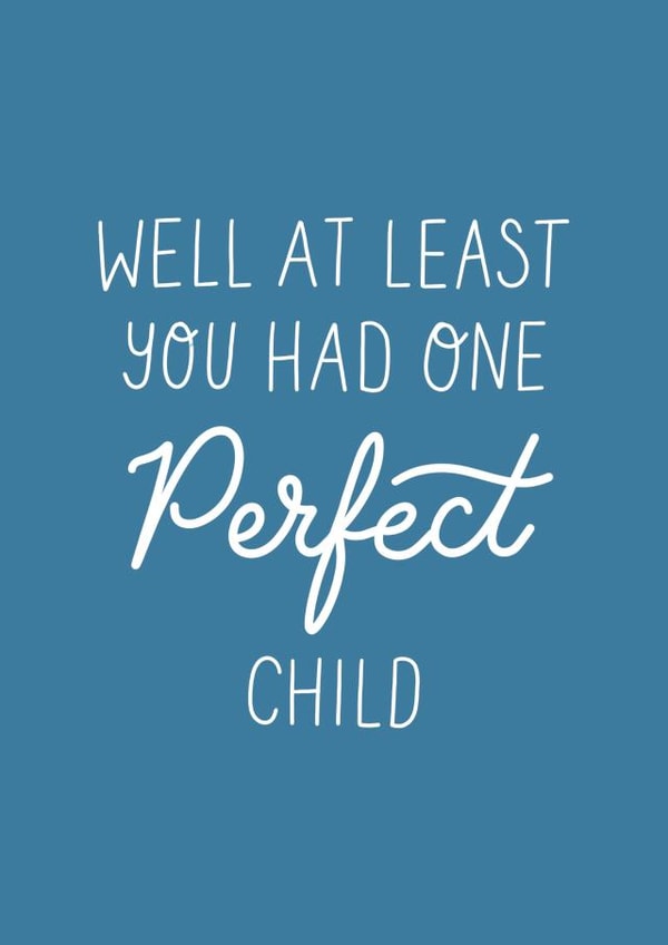 Funny Perfect Child card for Dad - Father's Day - Birthday created by Nicki O'Donoghue Studio