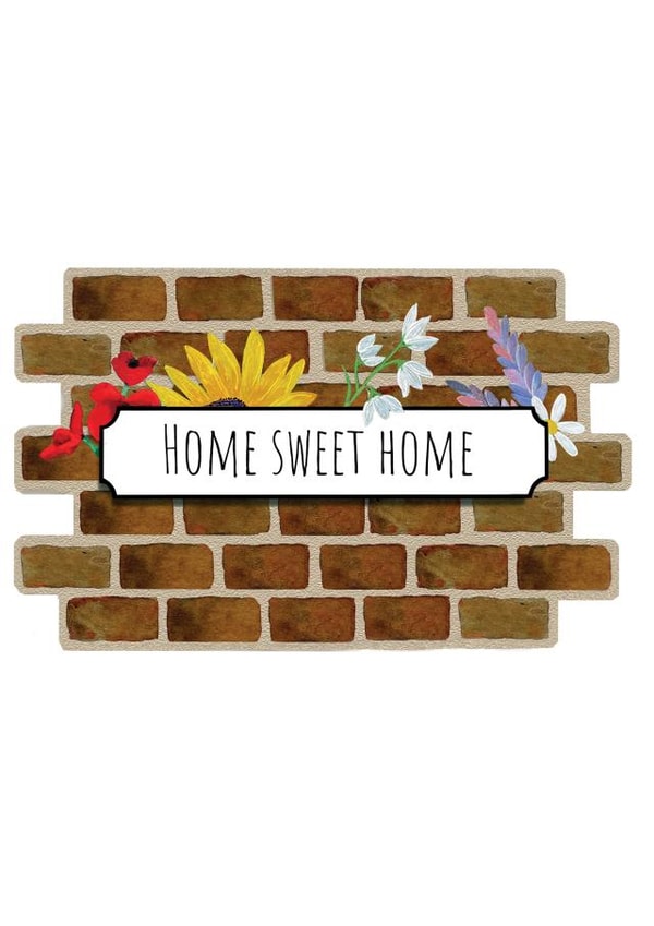 Cute Home Sweet Home Card for a new home owner! created by JodieArt