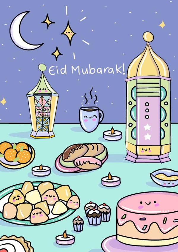 Eid Card - Eid Mubarak
For Friends & Family created by Lil Nu Souk