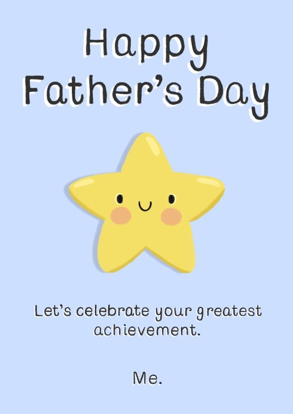 Cute Fathers Day Card For Dad's. created by Things By Bam
