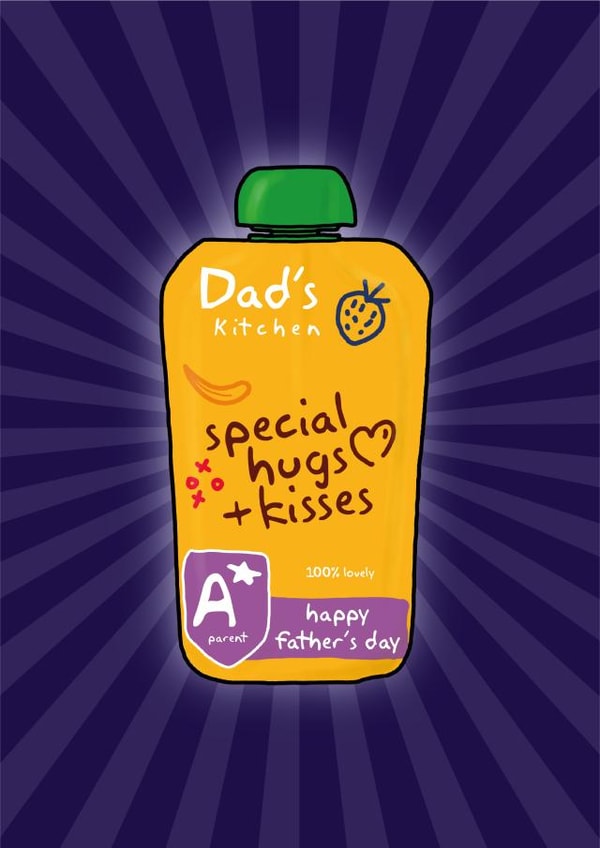 Cute Father's Day Card - Ella's/Dad's Kitchen created by Cards from Designers