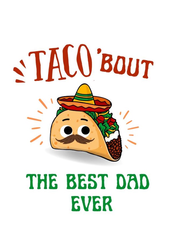 Cute Father's Day card for your Foodie Dad created by KokoandDoo