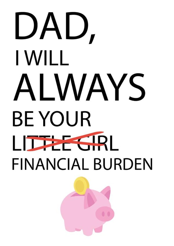 Funny Father's Day card created by Mildly Amusing Cards