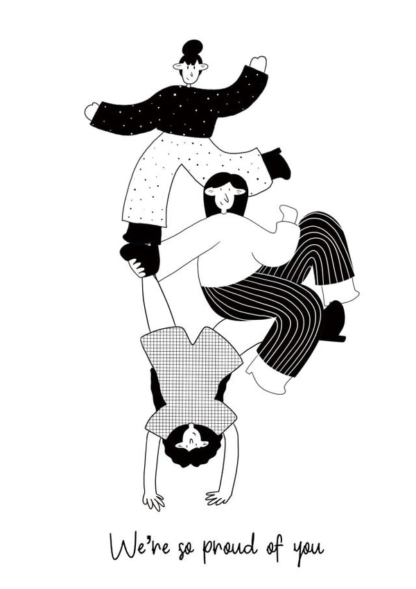 Girl gang pride created by Heather Rose Designs