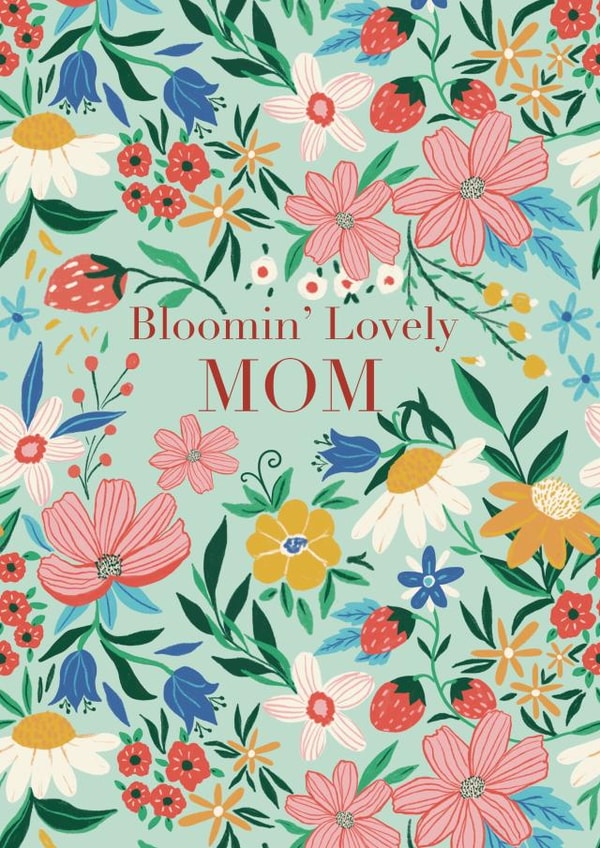 Beautiful Florals Mothers day card for a lovely mom. created by Guncha Kumar