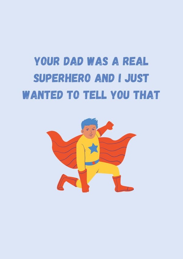 Heartfelt Father's Day/Sympathy Card - Bereaved Dad created by Laura Coyle