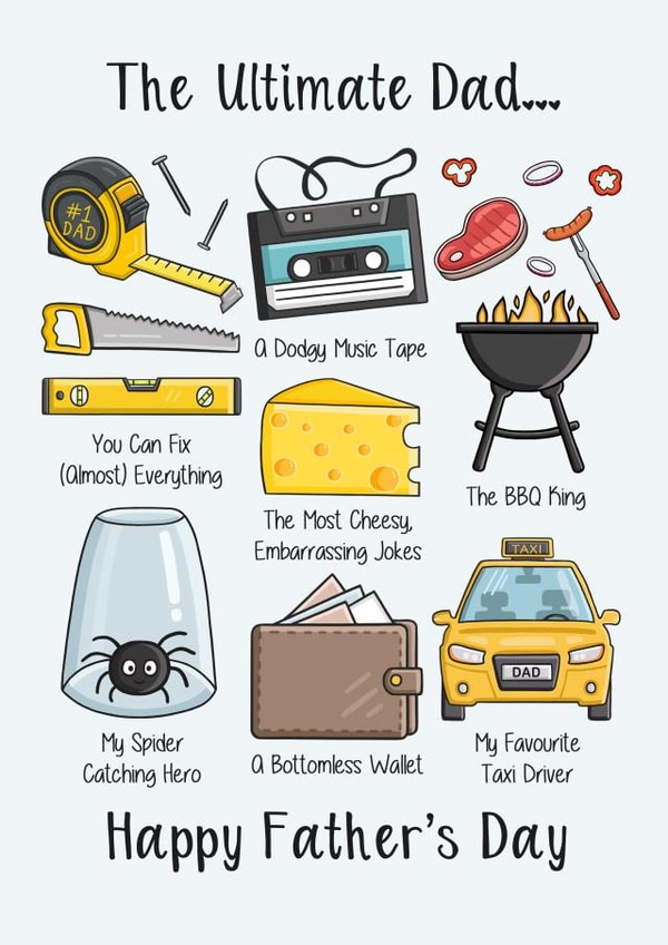 Father's Day Card - The Ultimate Dad created by Creaternet