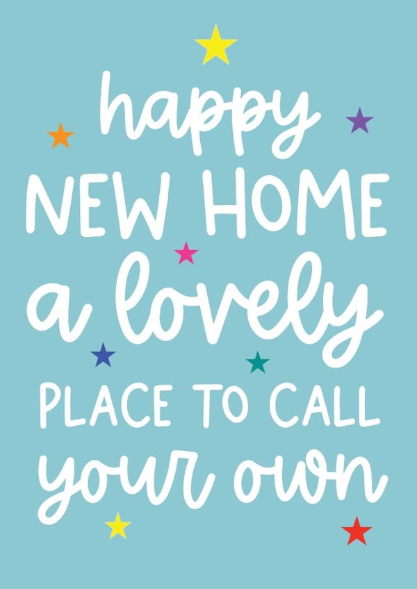 New Home Card - Lovely Place to Call Your Own created by Word Up Creative