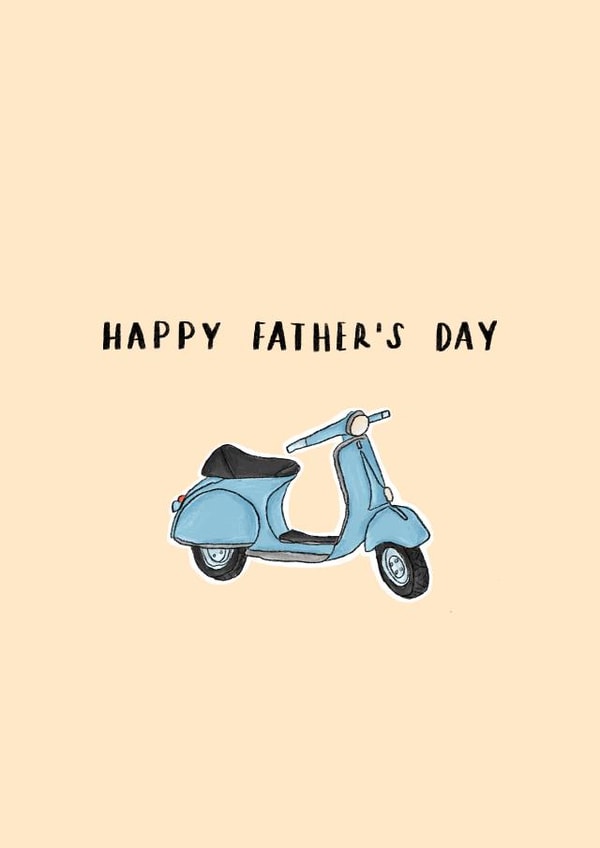 Vespa Father’s Day Card created by Isabella