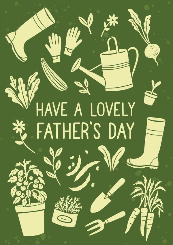 Classic Father’s Day Card - Gardening created by Ellie Newbury