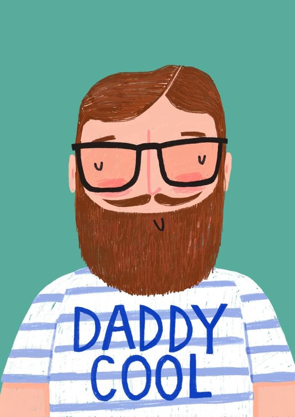 Cute Father's Day Card - Daddy Cool created by Nicola Watson