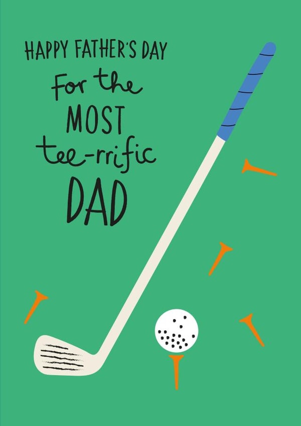 Classic Father's Day Golf Dad Card created by frances Wilson