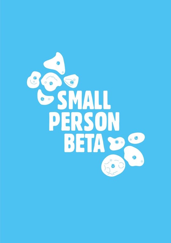 Rock Climbing/ Bouldering "Small Person Beta" card created by lparrdesigns