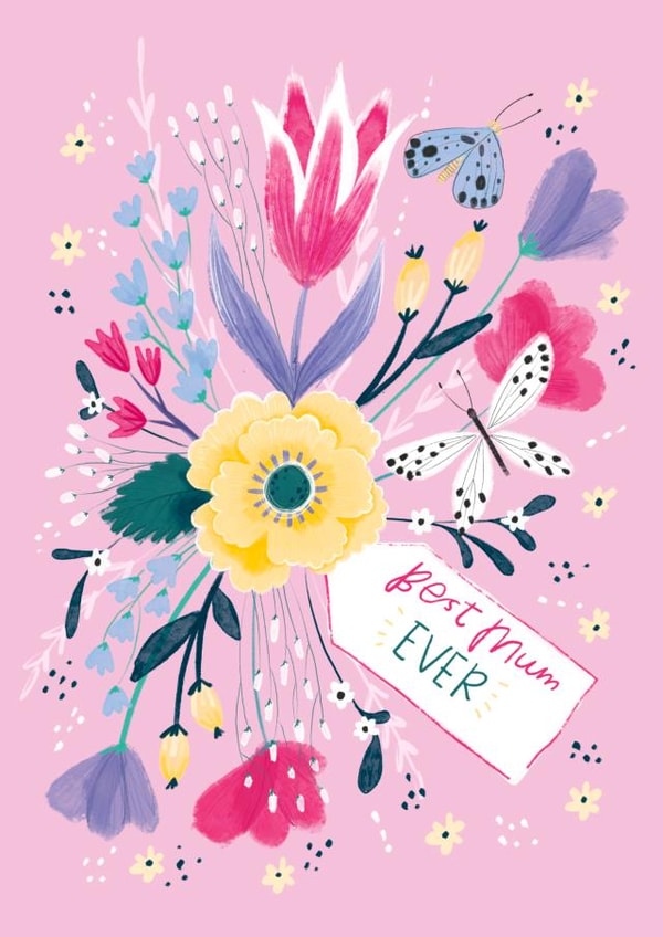 Best Mum EVER flowers created by Emma Valenghi