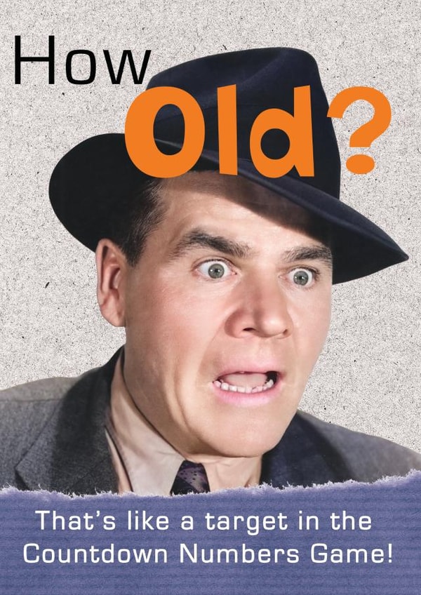 Retro humour card for that old bloke in your life created by JellynBean