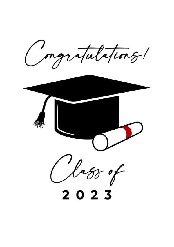 Graduation Card 2023 created by Tom Spencer