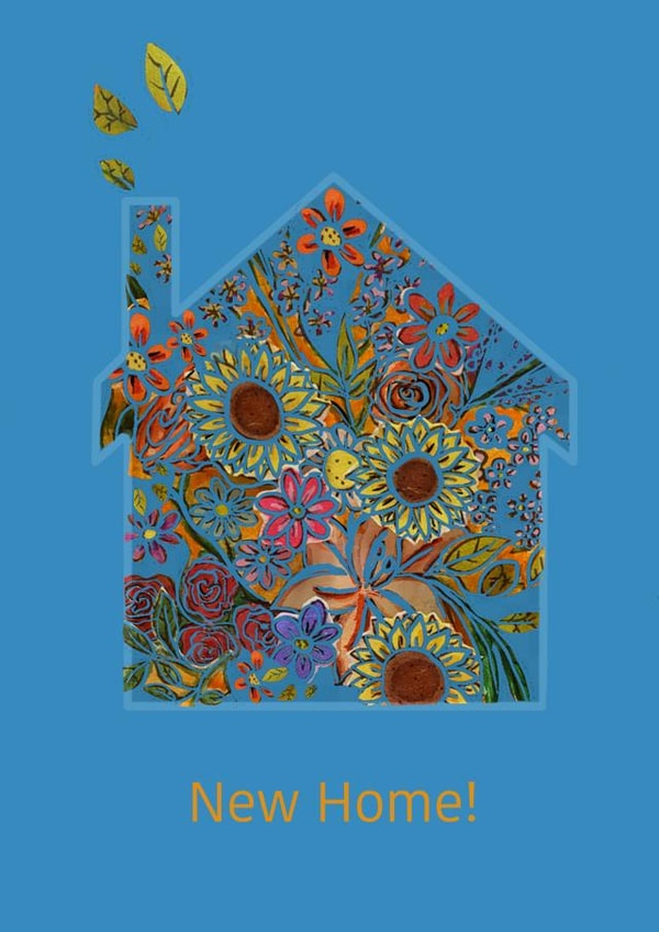 Bright new Home card created by Jessicadrawws