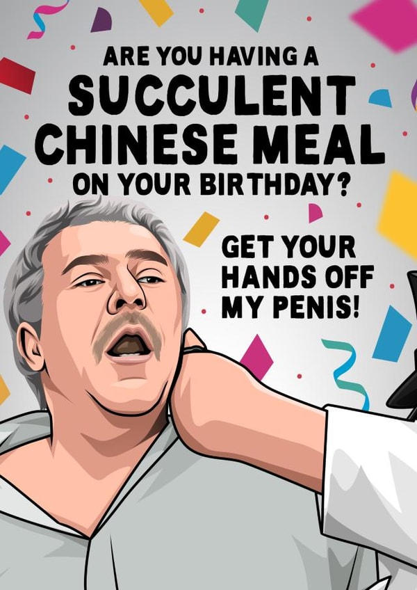 Democracy Manifest - Succulent Chinese Meal Birthday created by All Things Banter