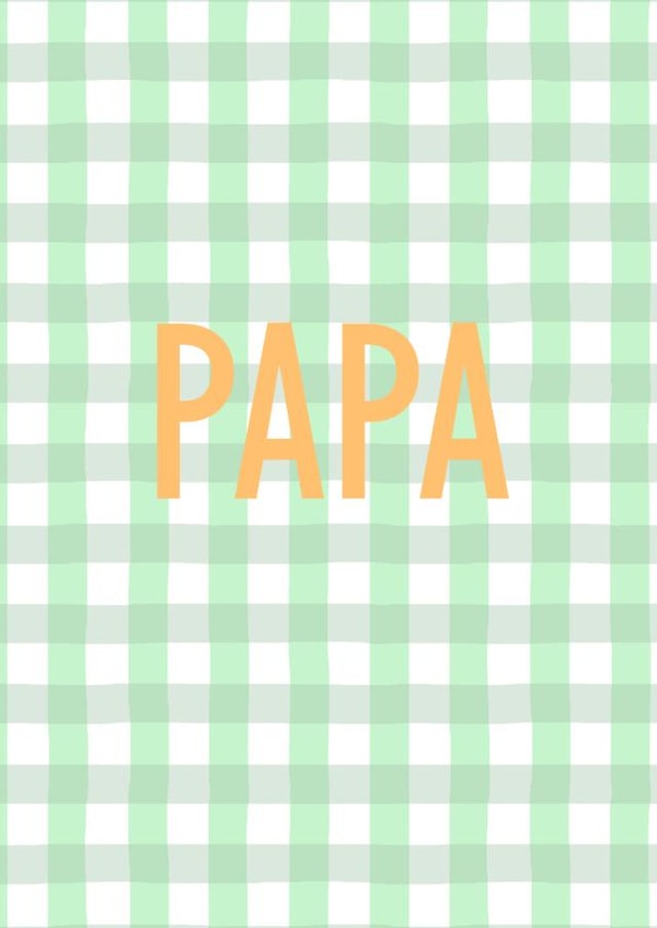 Papa Check Card For Father's Day created by Illustratoni