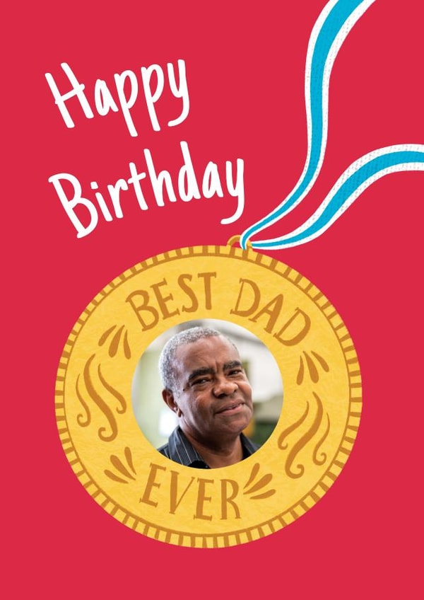 best dad Father's Day Personalised Photo Card 21703 created by Hannah Jayne Lewin