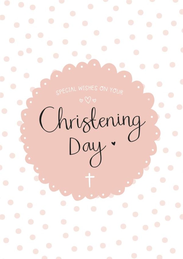 Cute Christening Card - Special Wishes created by Two For Joy Illustration