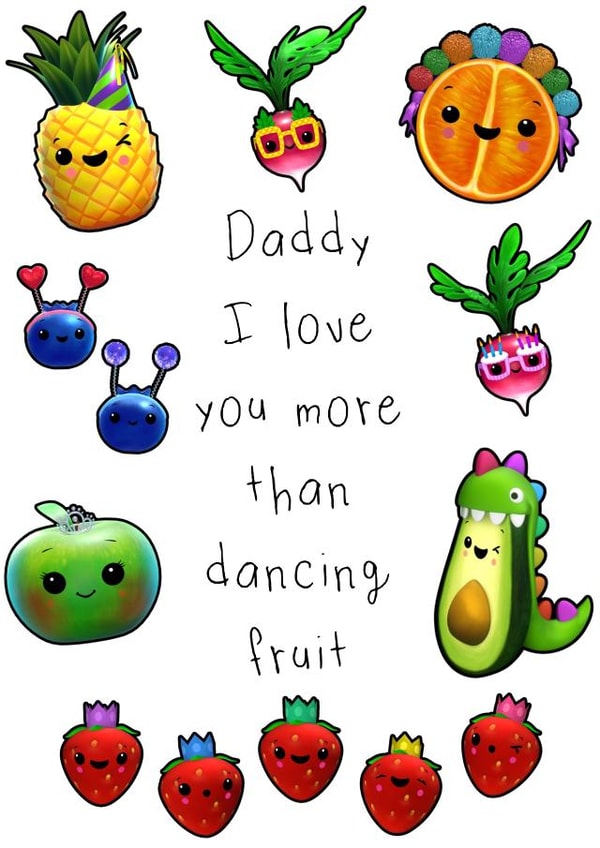 Cute hey bear baby sensory themed dancing fruit created by The little northerner 