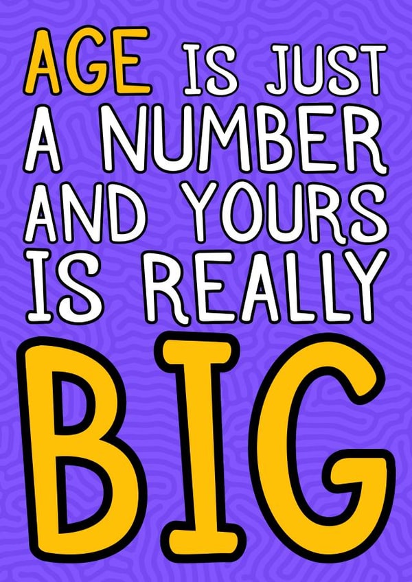 Funny birthday card for a loved one created by Designs by Ru